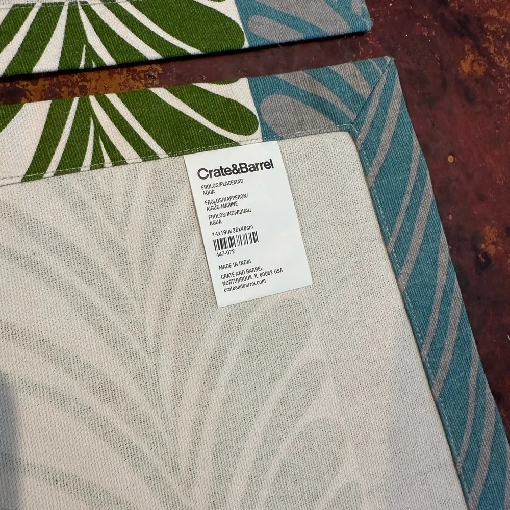 Crate&Barrel Placemats Set of 2
